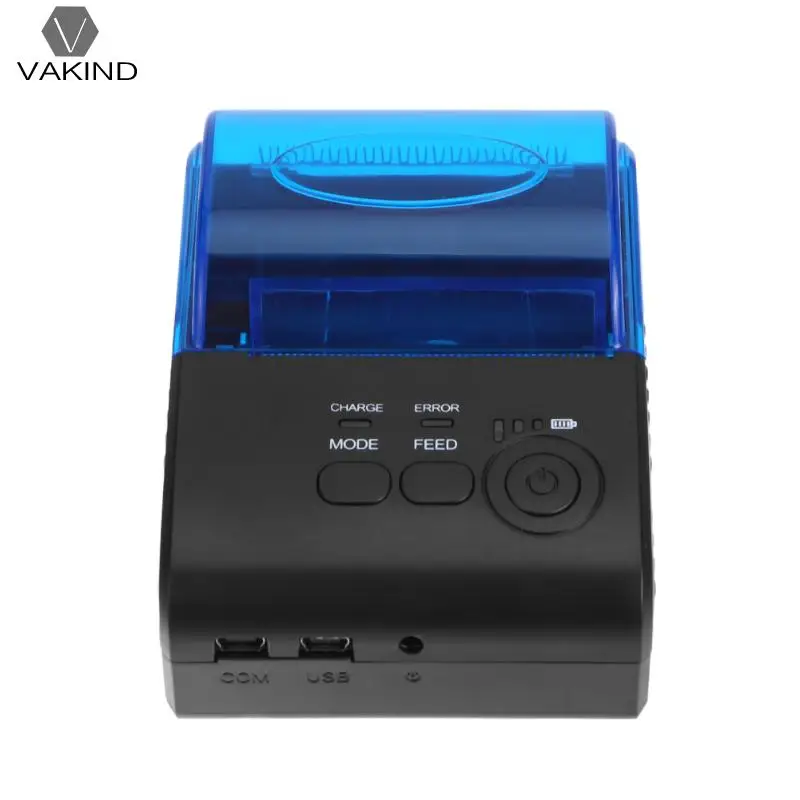 

VAKIND ZJ-5805 Mini Handheld 58mm Bluetooth 4.0 Android POS Receipt Thermal Printer Portable Bill Machine for Supermarket