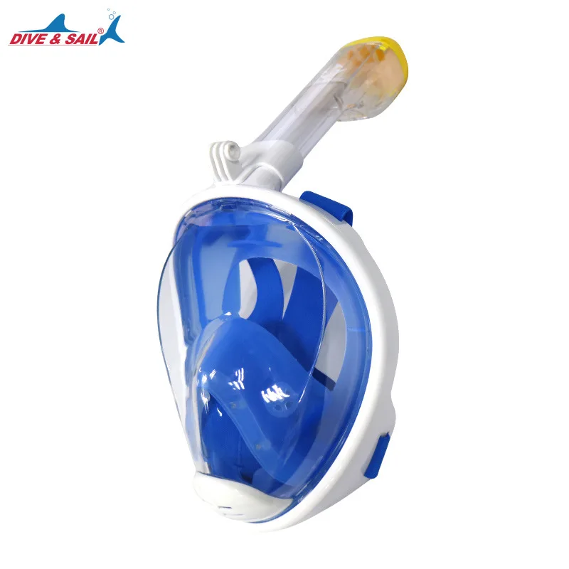 

Detachable Full Face GoPro Camera Snorkeling Masks Anti-fog Anti-Leak Swimming Snorkel Underwater Scuba Diving Respirato Mask H
