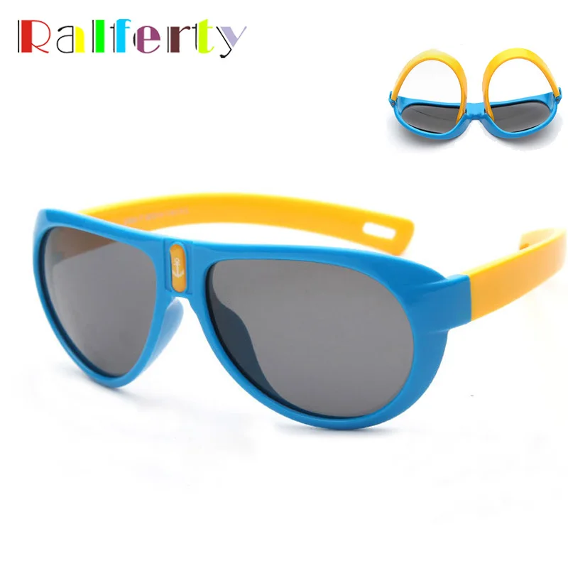 

Ralferty Child TAC Flexible Kids Sunglasses Boys Girls Polarized Sunglass Super Light Anti uva Sun Glasses Pilot Spectacles 824