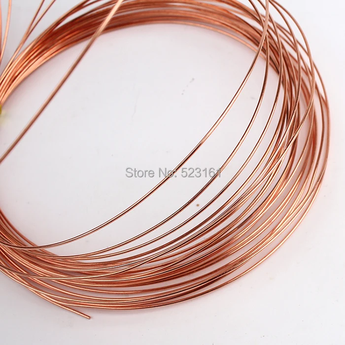 Nueva Bobina De Alambre Brillante De Cobre Puro De Calibre 20 De 0 8mm Para Produccion De Joyas Artesanales Alambre De Cobre Rojo Natural Diy De 10m O 20m Copper Wire Wire Coil20 Gauge