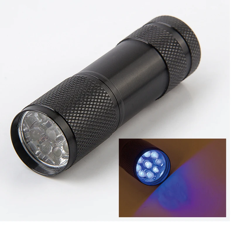 50 мл клей УФ Kafuter K 302 + 9LED фонарик с украшением в виде кристаллов Стекло и