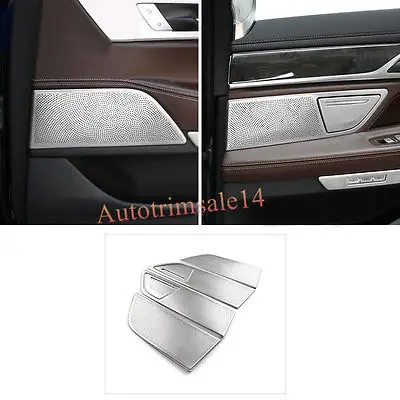 

6PCS Interior Door Speakers Cover Trim For BMW 7 Series G11/G12 2016-2018