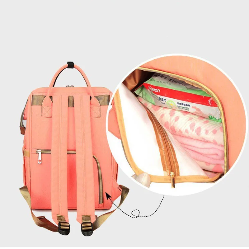 Модная сумка для подгузников для мам и мам, Большая вместительная сумка для подгузников для путешествий, рюкзак для кормления ребенка, рюкзак для детских колясок