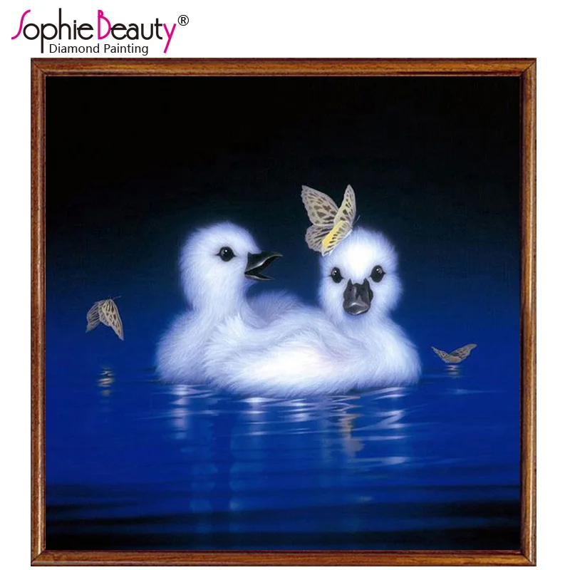 Картина из квадратных страз сделай сам Sophie Beauty вышивка крестиком рукоделие