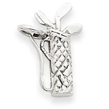 

100pcs high polished golf bag and clubs charm