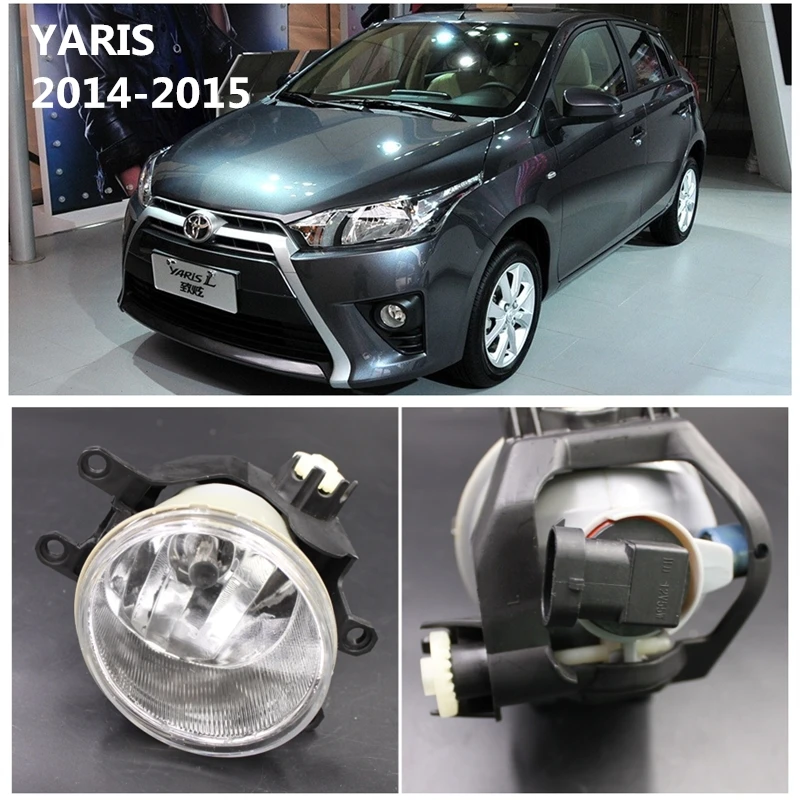 

For TOYOTA YARIS 2014-2015 Car Styling Fog Lights Front Bumper Halogen Fog Lamps 52128-0R090 52127-0R090