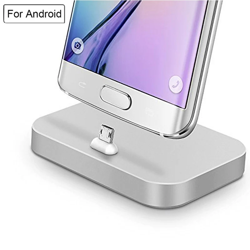 Android micro USB charger docking stand station cradle charging data