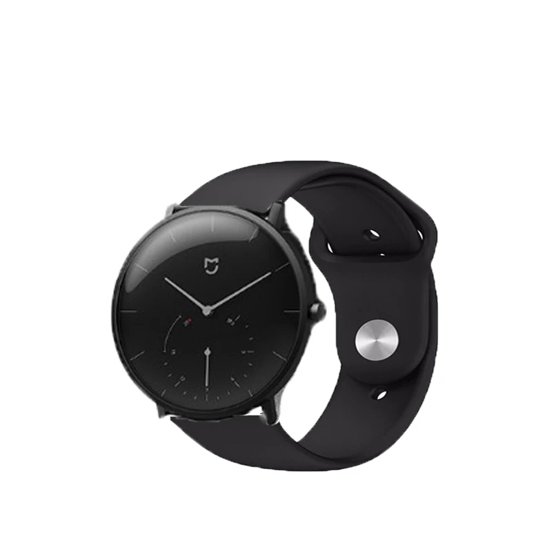 Силиконовые браслеты для Xiaomi Mijia кварцевые часы/Huami Amazfit Bip бит ремень часы браслет для galaxy часы 42 мм браслет