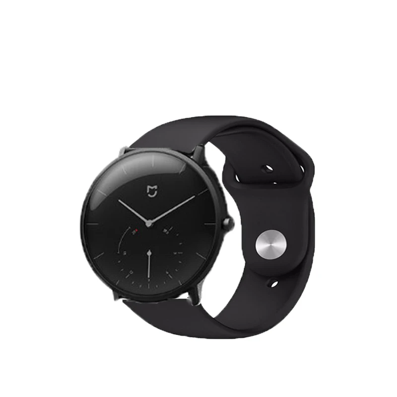 Силиконовые браслеты для Xiaomi Mijia кварцевые часы/Huami Amazfit Bip бита ремень часы