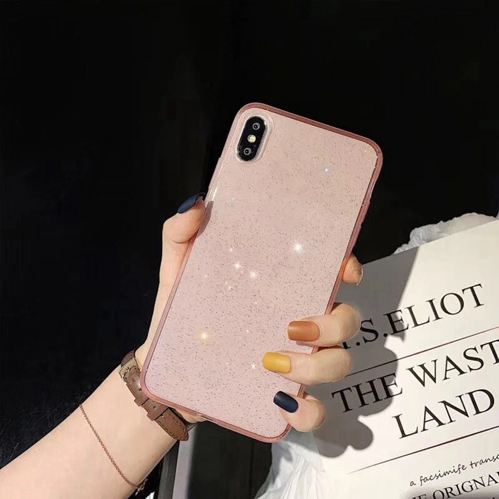 Блестящий матовый чехол для iPhone7 8 6 6s X XS XR MAX Luxury iPhone Plus 7 Fundas Capa|Бамперы| |
