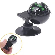 Карманный шаровой приборной панели с креплением для приборной панели навигационный компас черный 360 градусов Автомобильный Лодка Грузовик всасывающий компас высокое качество