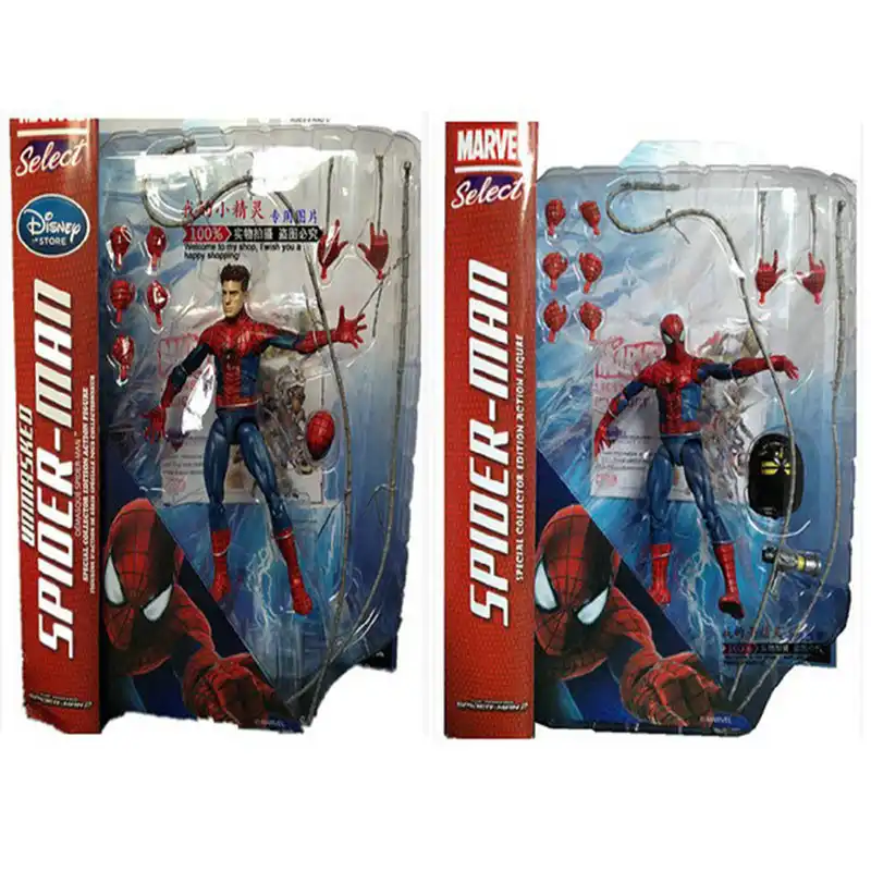 spiderman toy box figure