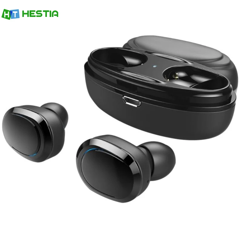 

HESTIA T12 Sports wireless Bluetooth Earphone IPX5 waterproof Stereo earphones with Mic Earbuds for iphone android