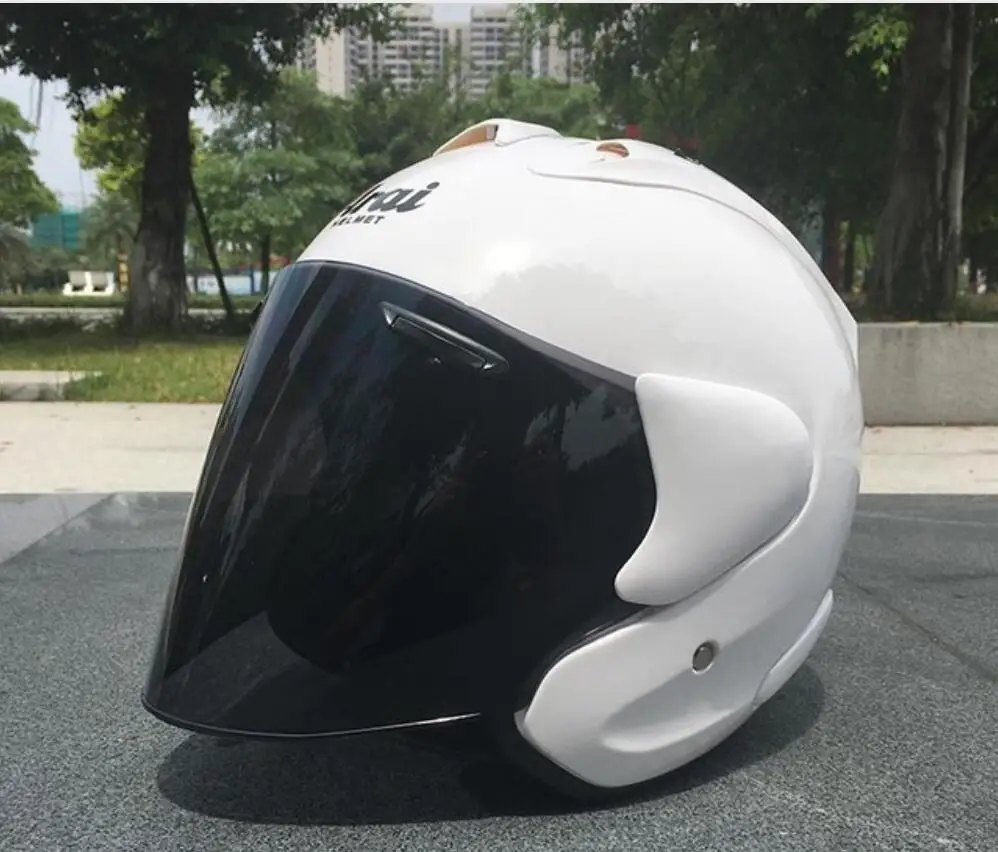 

2019 New for ARAI New motorcycle helmet racing helmet cross country half helmet men and women sunscreen helmets Free shipping