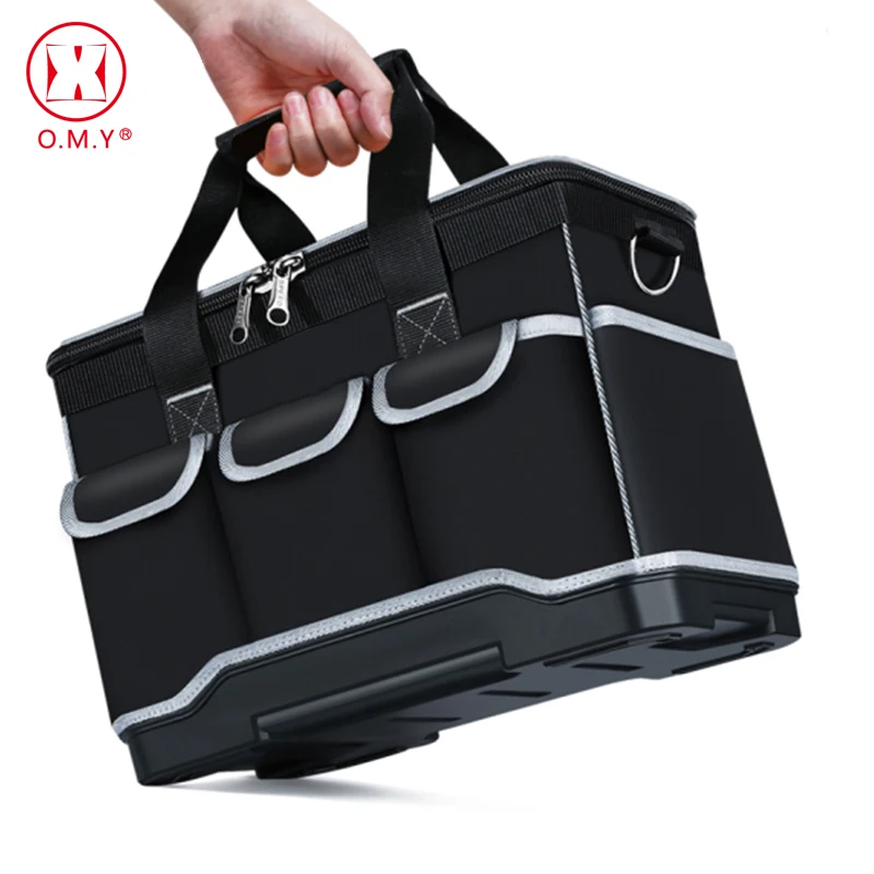 

Multifunction Tool Bags Size 13" 16"18" 20" Waterproof Molded Base Large Capacity Pouch Tools Electrician Special Tool Bags