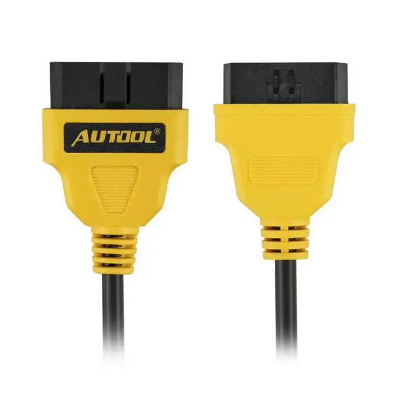 Autool Авто OBD2 16Pin 14 см диагностический соединительный кабель с адаптером мужчин и женщин проволоки полностью автоматическая технология