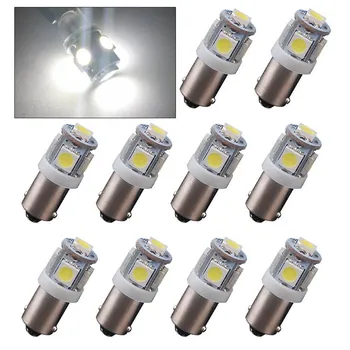 

10pcs BA9S 5 SMD LED Car Indicator Light Indoor Car Dashboard Light Dash Light Bulbs DC12V Interior Bulbs Car Accessories