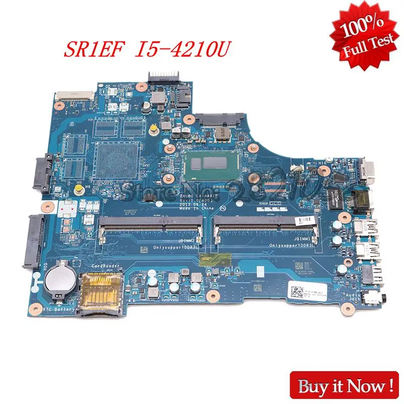 Материнская плата NOKOTION ZAL00 LA-A491P 0JTTMW для ноутбука Dell Latitude 3540 материнская SR1EF CN-0JTTMW