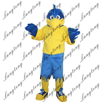 

Hot Sale Blue sports eagle Mascot Costume Adult Size Halloween Outfit Fancy Dress Suit Free Shipping 2019New