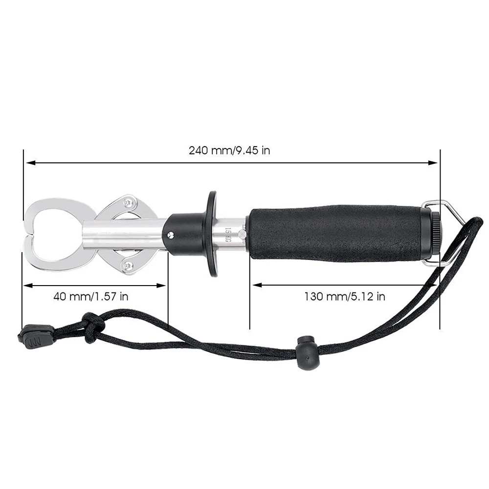 1500 шт. портативный FLG-S-001 рыболовный грейфер захват инструмент из нержавеющей стали рыболовные снасти Рыба держатель встроенные пружинные