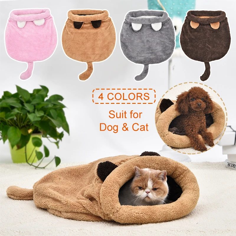 1Sac de couchage pour chat hiver