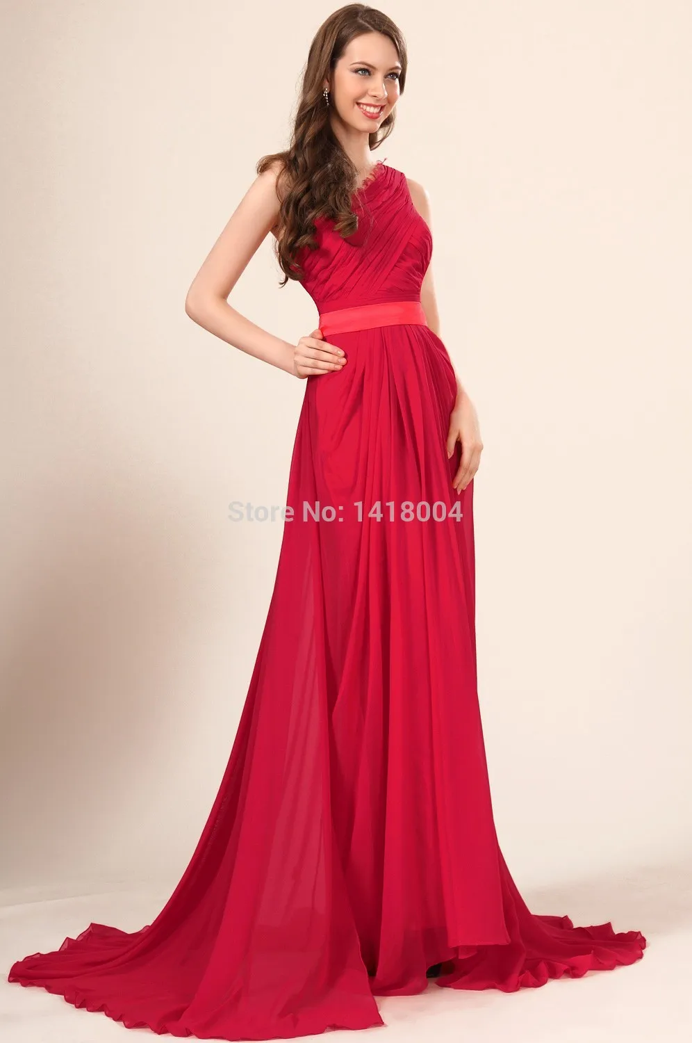 22New Arrival Mermaid One Shoulder Prom Gowns Sexy Maxi Dress Colorful Lace Pleats Open Top Quality Party Evening Elegant | Свадьбы и