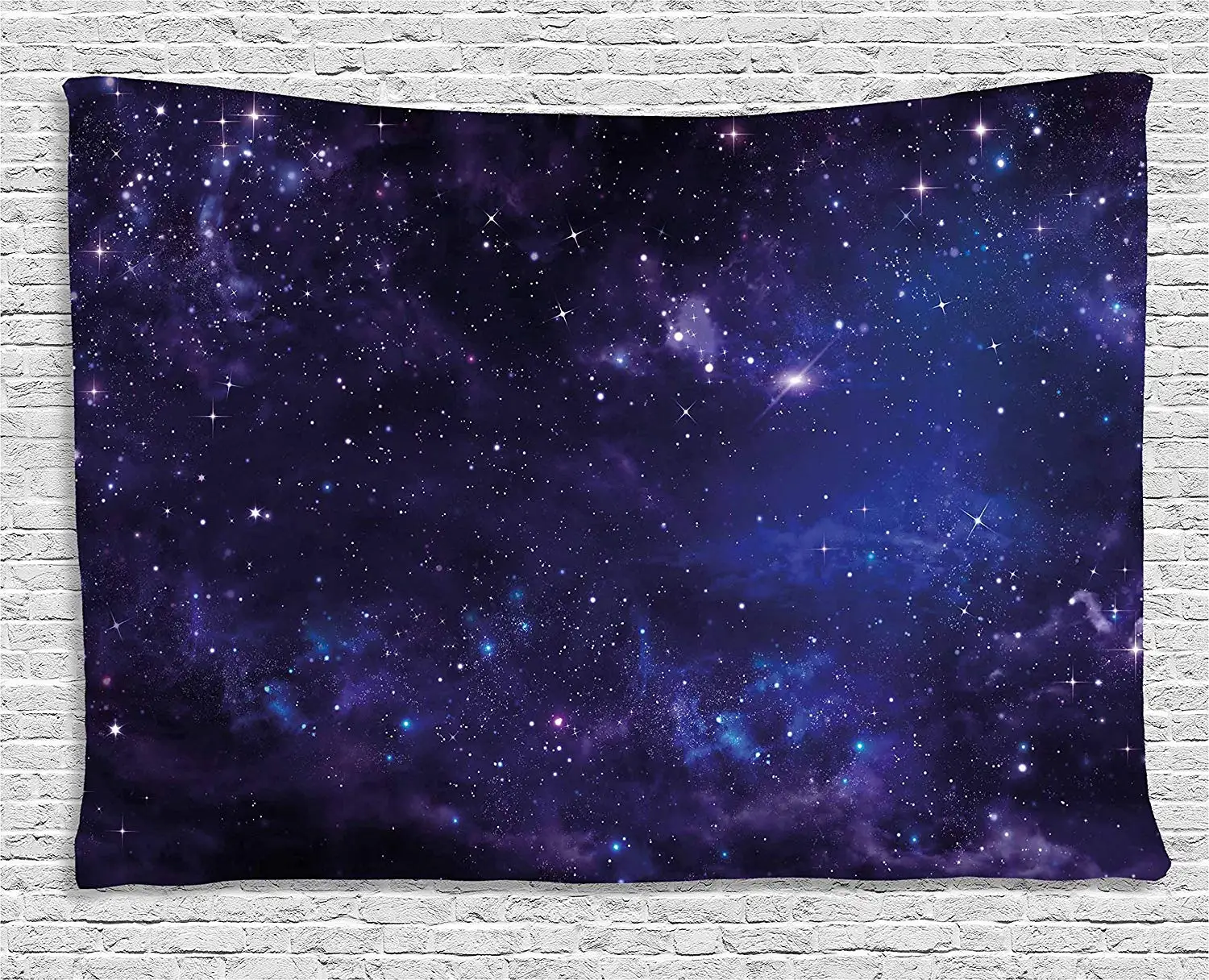 

Galaxy Tapestry Wall Hanging Celestial Stars in Night Sky Stardust with in Clouds Magical Fantasy World of Space Decor