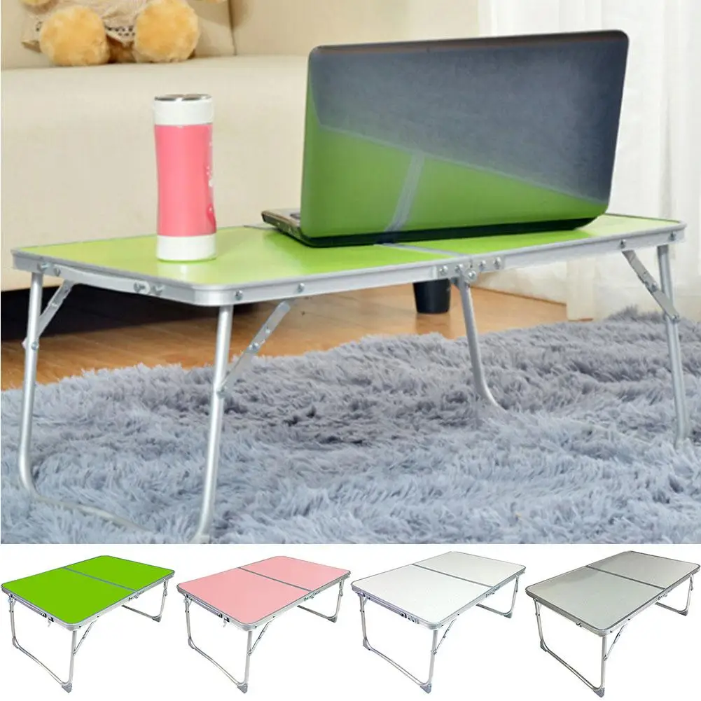 

Foldable Metal Alloy Laptop Desk Stand Holder Notebook Picnic Outdoor Camping Table
