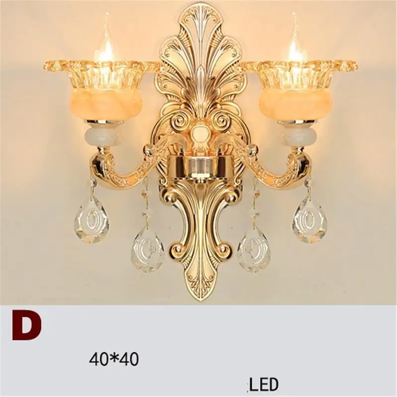 Настольная лампа с декоративной аппликацией, Lampara De Interior Aplique Luz Pared Wandlamp для дома, Хрустальный потолочный светильник, настенный светильник для спальни - Цвет абажура: Number  4