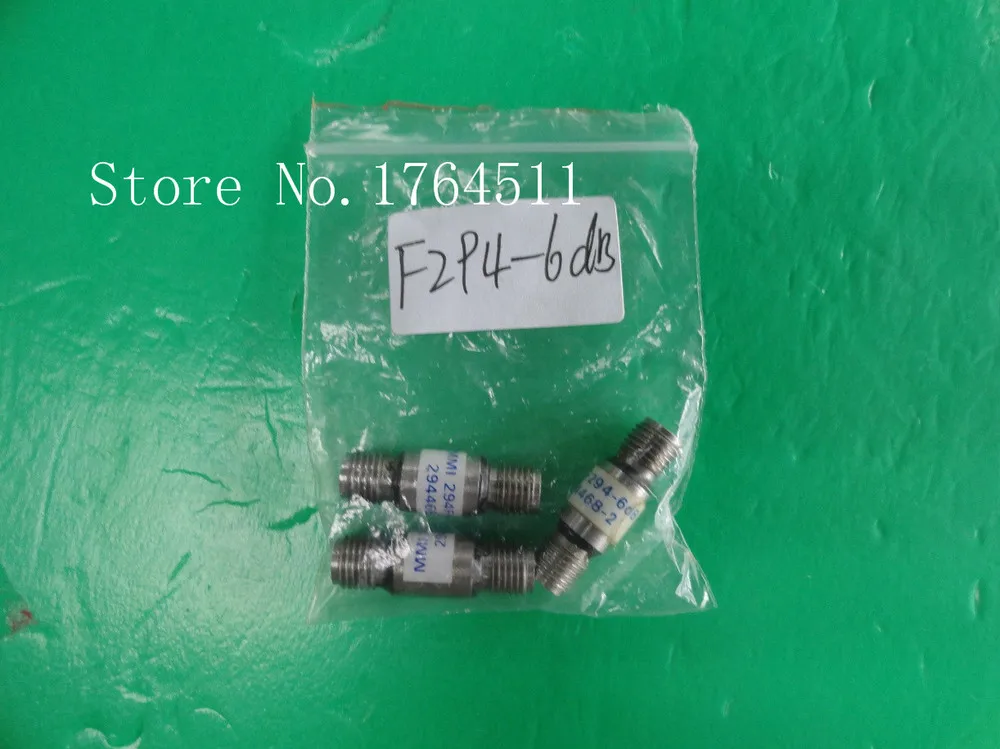 

[BELLA] MIDWEST F294-6dB DC-2GHz 6dB 2W SMA coaxial fixed attenuator (F-F) --10PCS/LOT