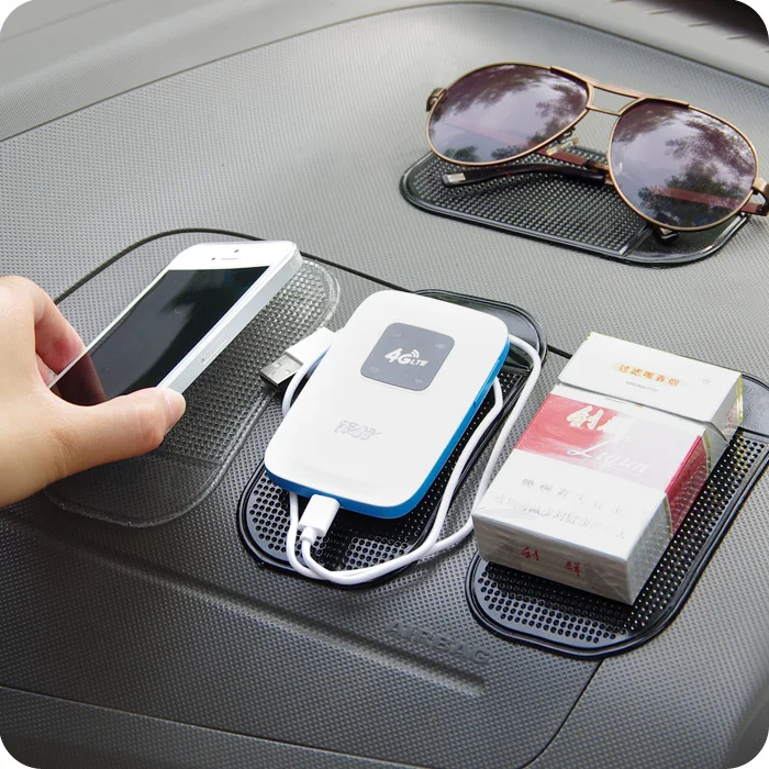 

1pc Car Accessories Reusable Phone Protection Pad Car Ornaments Anti Slip Mat Large Instrument Shelf
