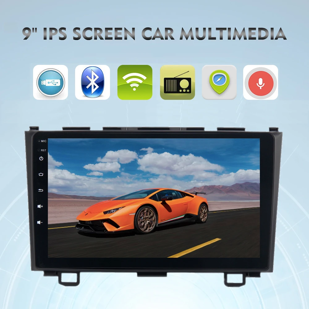 Clearance 9" IPS Android 8.0 Car Radio GPS for Honda CR-V CRV Multimedia 2006 2007 2008 2009 2010 2011 Auto Stereo NAVI Headunit Autoradio 1
