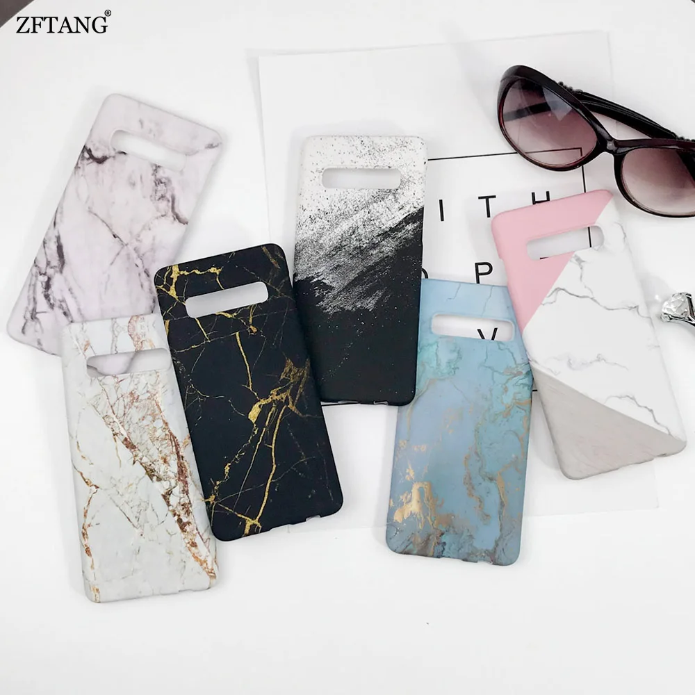

Luxury Ultra-thin Marble Phone Cases For Samsung Galaxy S10 S9 S8 Plus S10E Note 8 9 S7 Edge Case Hard PC Matte Back Cover Coque
