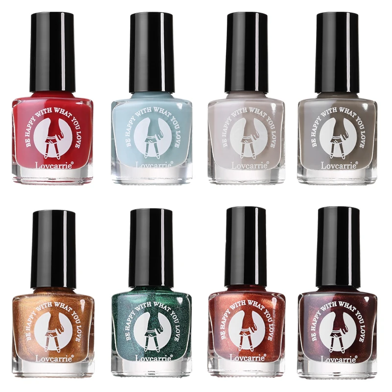 

Lovcarrie Ordinary Nail Polish Vernis Nagellack Lacquer 6.3ml Infinite Shine Nail Varnish Summer Nude Color Manicure for Nail Ar