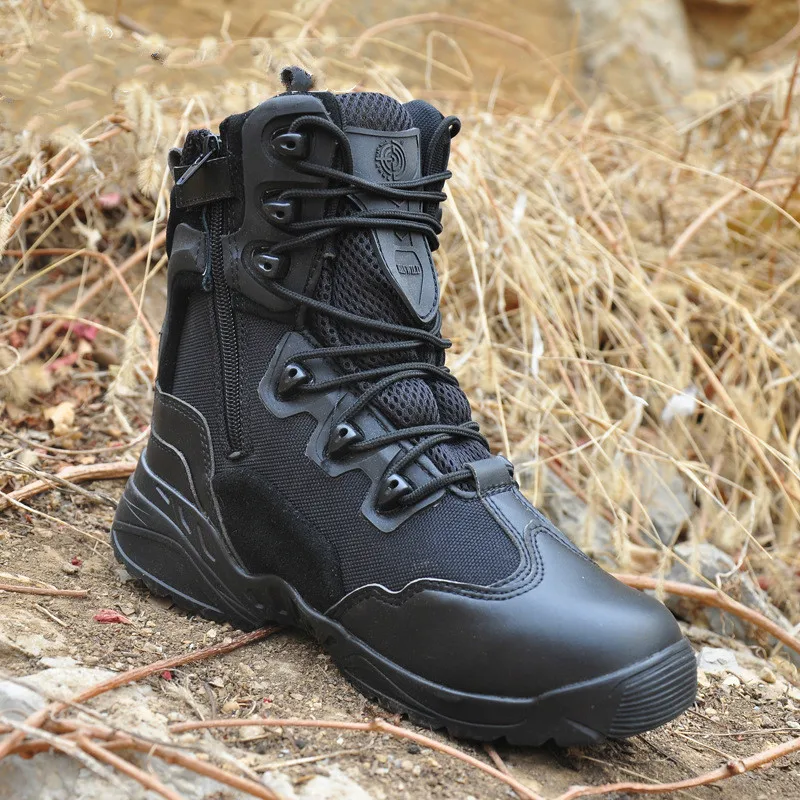 JINBEILEE Ultralight 07 combat boots men's spring and autumn outdoor hiking shoes desert tactical boots Lace-Up JINBEILEE Ultralight 07 combat boots men's spring and autumn outdoor hiking shoes desert tactical boots Lace-Up