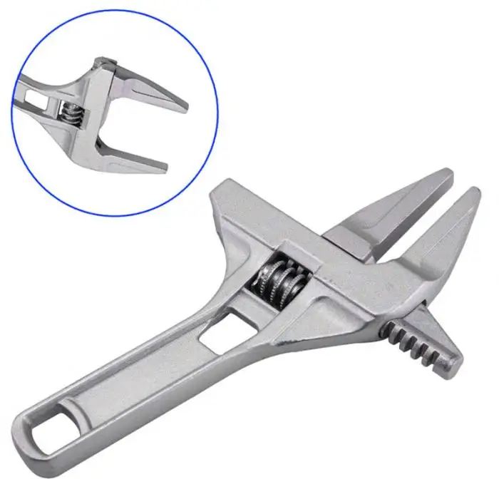 Гаечный ключ для ванной комнаты алюминиевый сплав 16-68 мм регулируемое отверстие гаечный ключ мини Гайка ключевые ручные инструменты WWO66