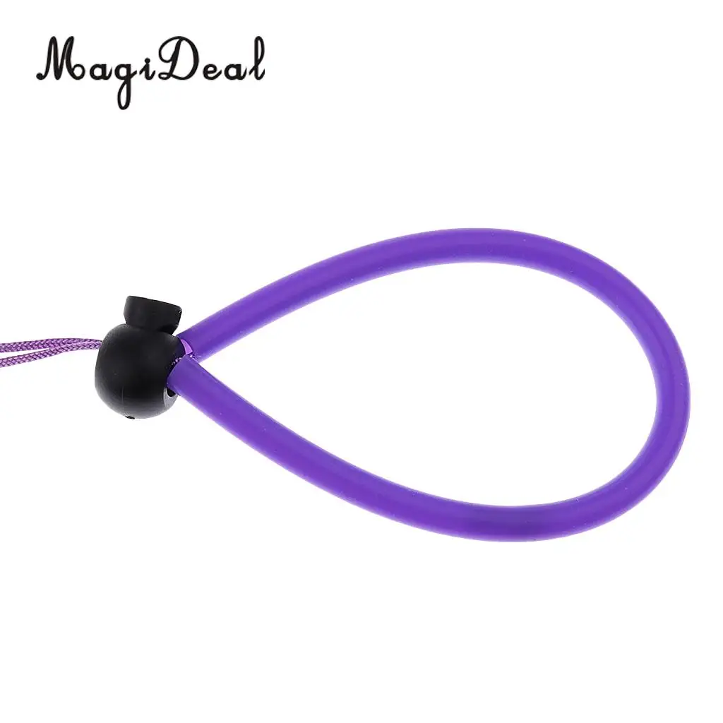 MagiDeal Safety Scuba Underwater Diving Aluminum Alloy Lobster Tickle Pointer Stick& rist Lanyard for Dive Swimming Purple/Green