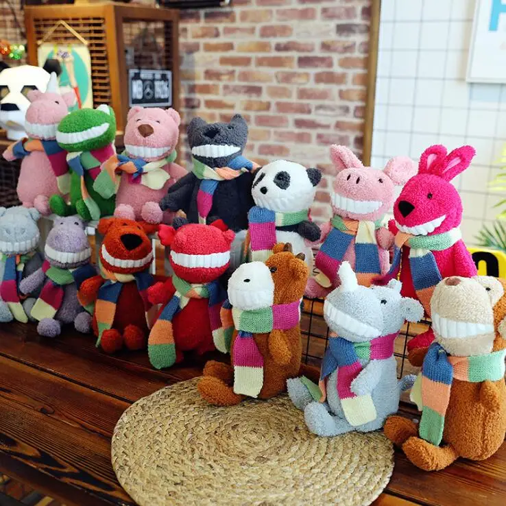 Sonrisa con diente grande de carbón de bambú suave conejo perro oso cerdo unicornio tiburón Bat dinosaurio de peluche Animal juguete Appease Juguetes peluche Sonrisa con diente grande de carbón de bambú suave conejo perro oso cerdo unicornio tiburón Bat dinosaurio de peluche Animal juguete Appease Juguetes peluche