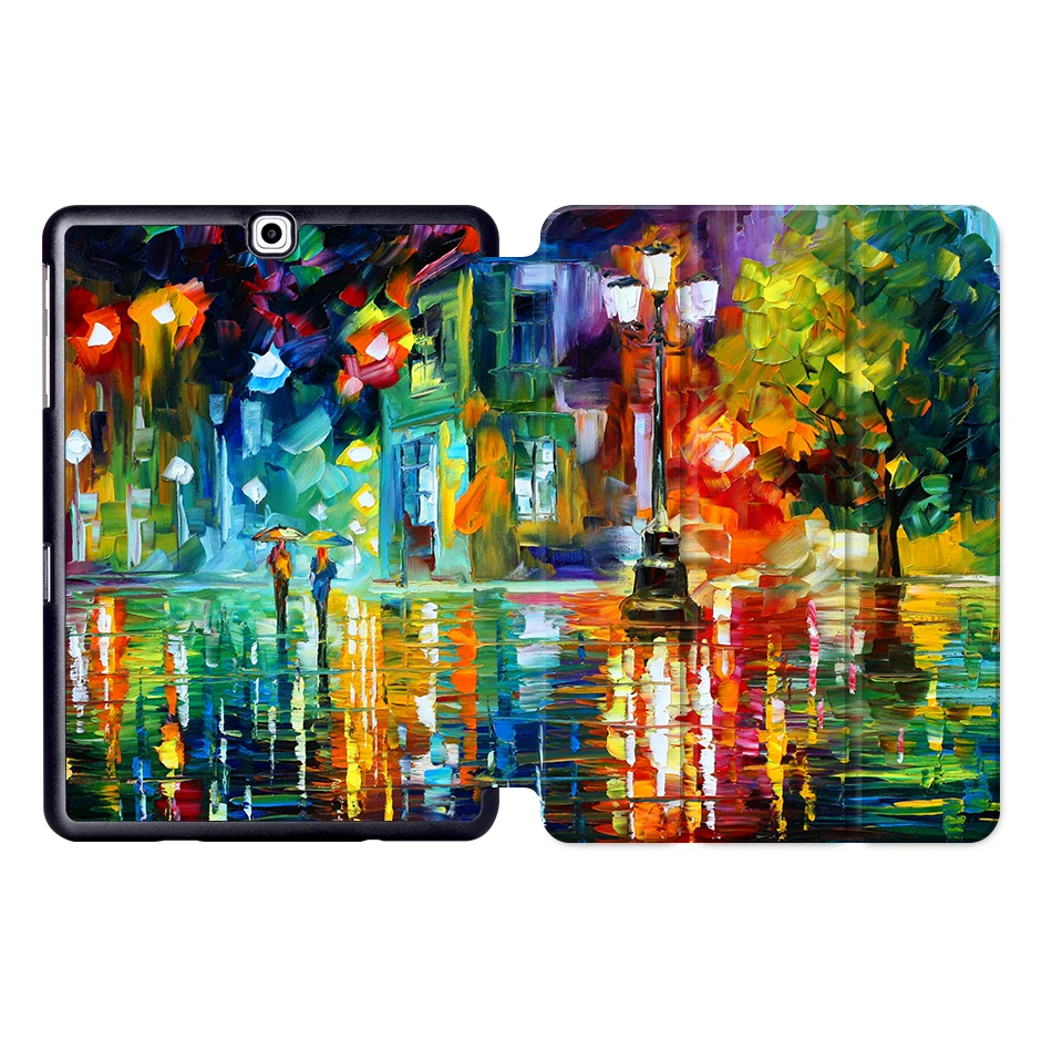 Чехол для планшета MTT для samsung Galaxy Tab A, 9,7 дюймов, SM-T550, SM-T555, SM-P550, граффити, из искусственной кожи, флип, умный чехол - Цвет: SS17