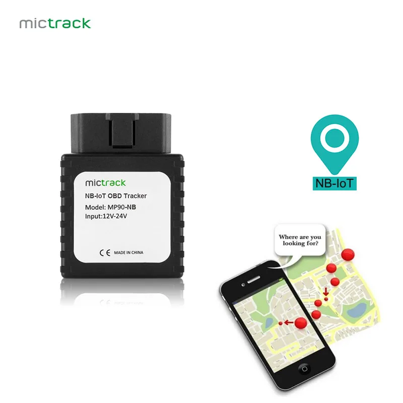 Mictrack NB-IoT OBD GPS Tracker MP90-NB OBD II Plug & Play Easy Install Without Wiring For Vehicle/Truck/Assets