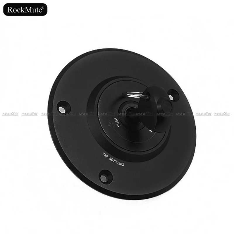 key lock fuel gas cap black 2