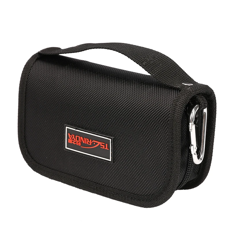 Tsurinoya Spoon Bag Fishing Bag Fishing Lure and Accessories Bag Black