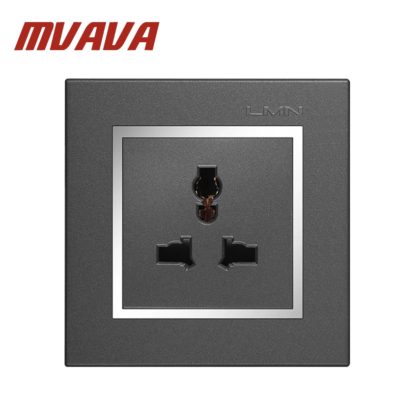 Mvava Multi Functional 3 Pins Wall Socket Electrical