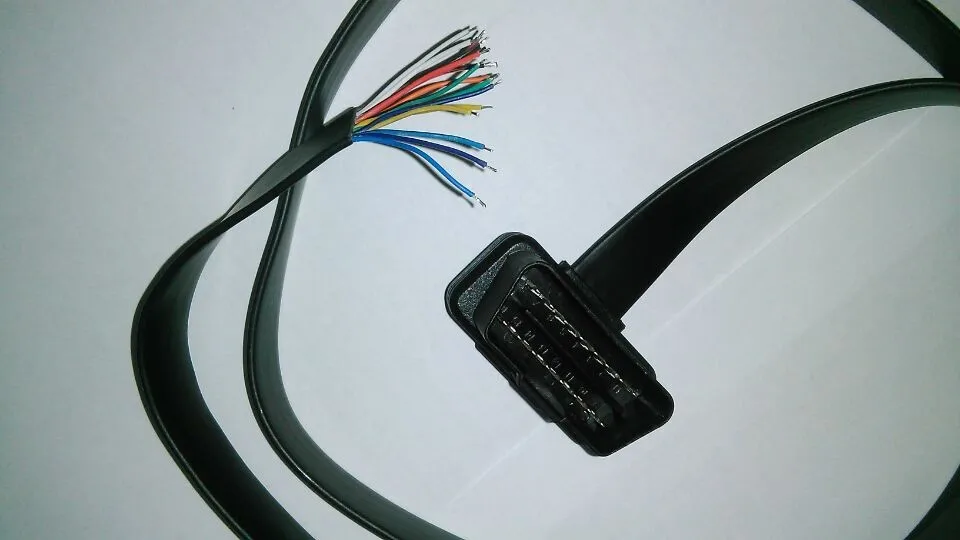 Aramox OBD2 Cable de apertura 16 pines OBD2 Cable de apertura Conector de extensi/ón hembra Adaptador de extensor de diagn/óstico