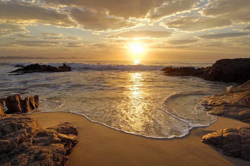 75 Sunrise Sea Ocean Wave Sunset Beach