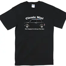 Новинка, мужские футболки, классические, Мини 1000 Купер, 60 ретро, с машинкой, футболка, Монте-Карло, рубашка, посвященная ралли, с принтом, с круглым вырезом