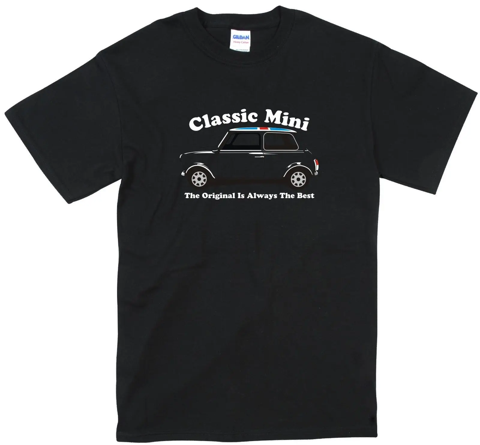 Мужские классические футболки Mini 1000 Cooper 60's ретро футболка с машинкой рубашка