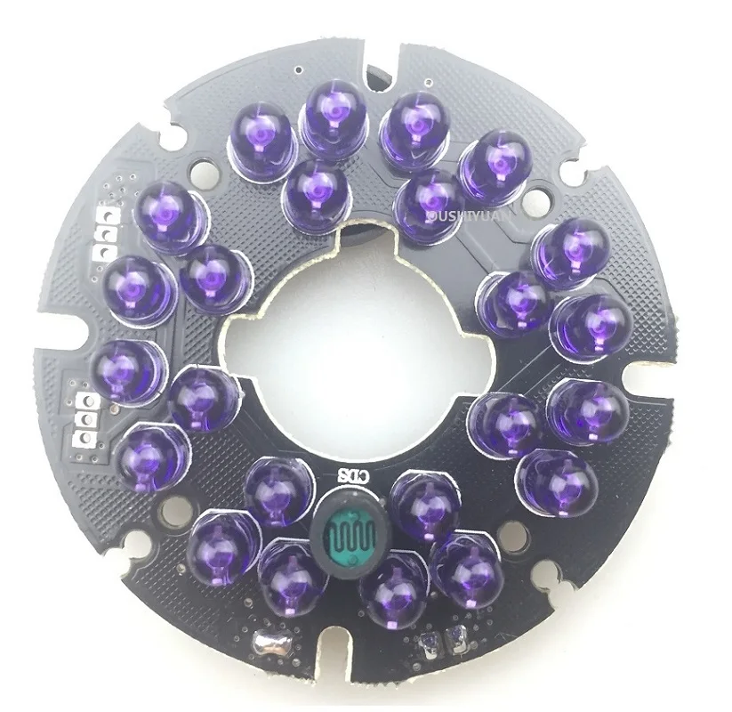 

Infrared light LED board 90 Degrees F5 24pcs IR Light CCTV Accessories for CCTV Security cameras