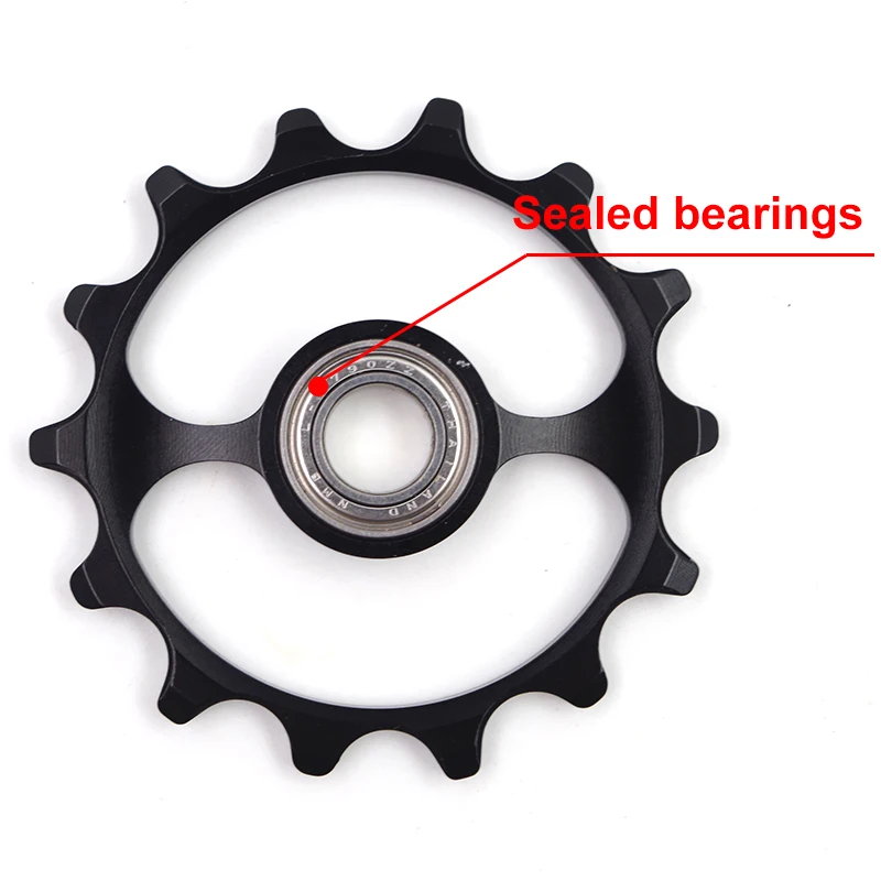 11 speed ceramic carbon fiber bicycle rear derailleur guide bike wheel pulleys Bearing Jockey pulley wheel set bicycle parts