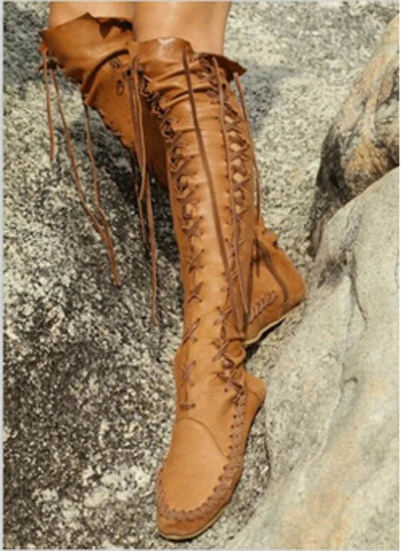 flat moto boots